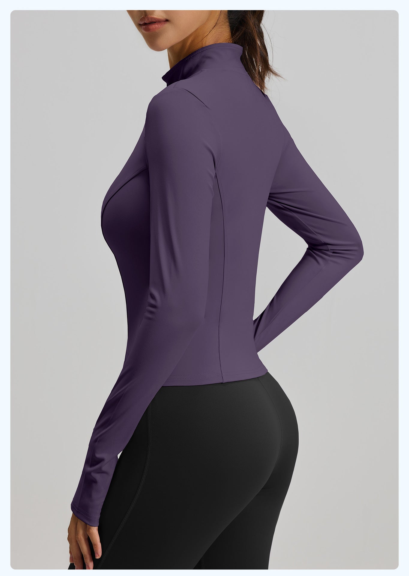 Women’s Winter Thermal Yoga Jacket – Thick Fleece Lined Slim Fit Sports Coat for Fitness, Running & Workout