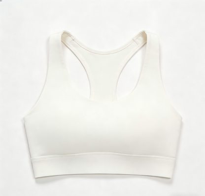 Women's Mesh Cross Back Sports Bra, Beauty Back Workout Top, High Impact Shockproof Yoga Fitness Bra