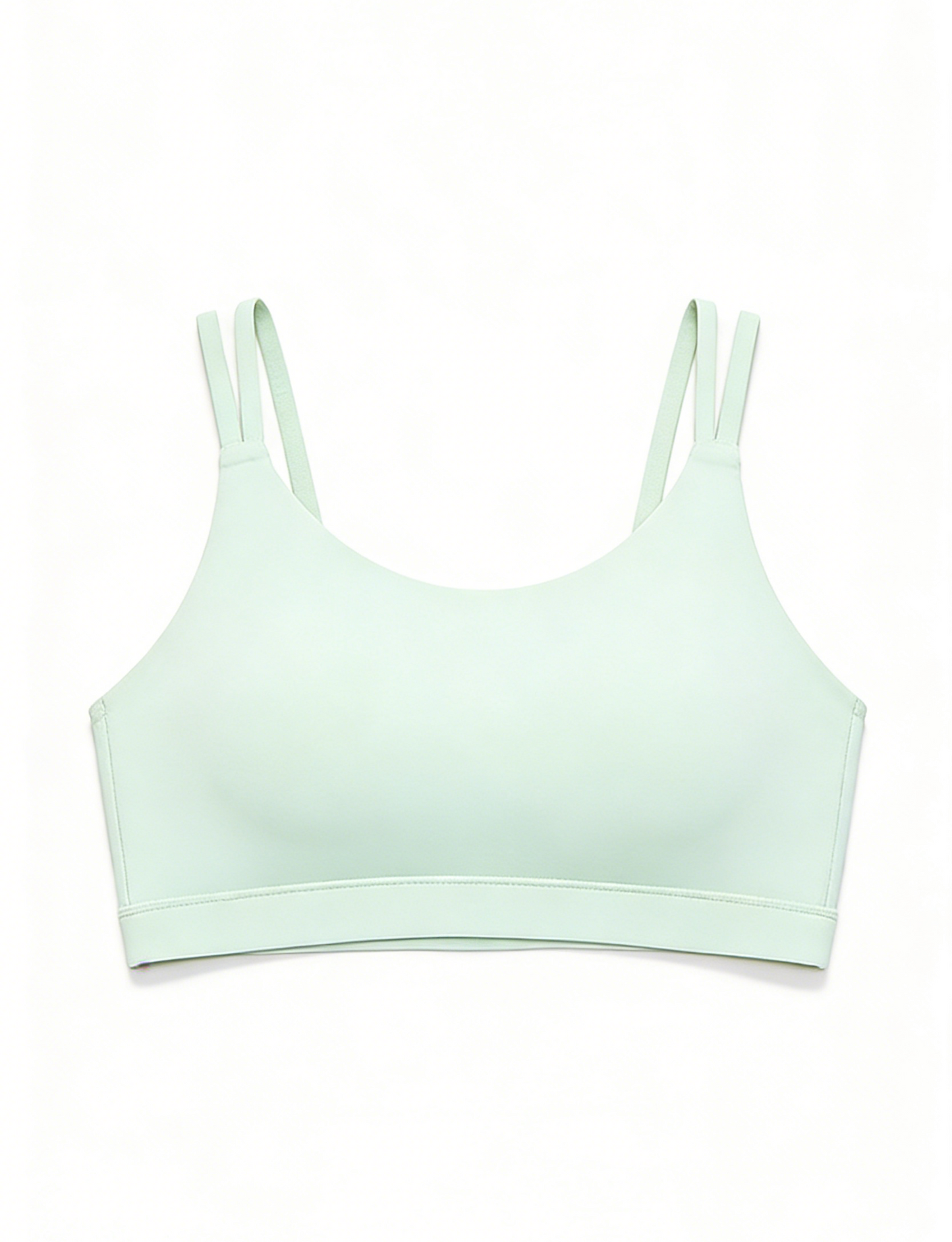 Peach Shoulder Thin-Strap Yoga Sports Bra, High Elastic U-Shaped Shockproof, Push-Up & Beauty Back Integrated Yoga Bra