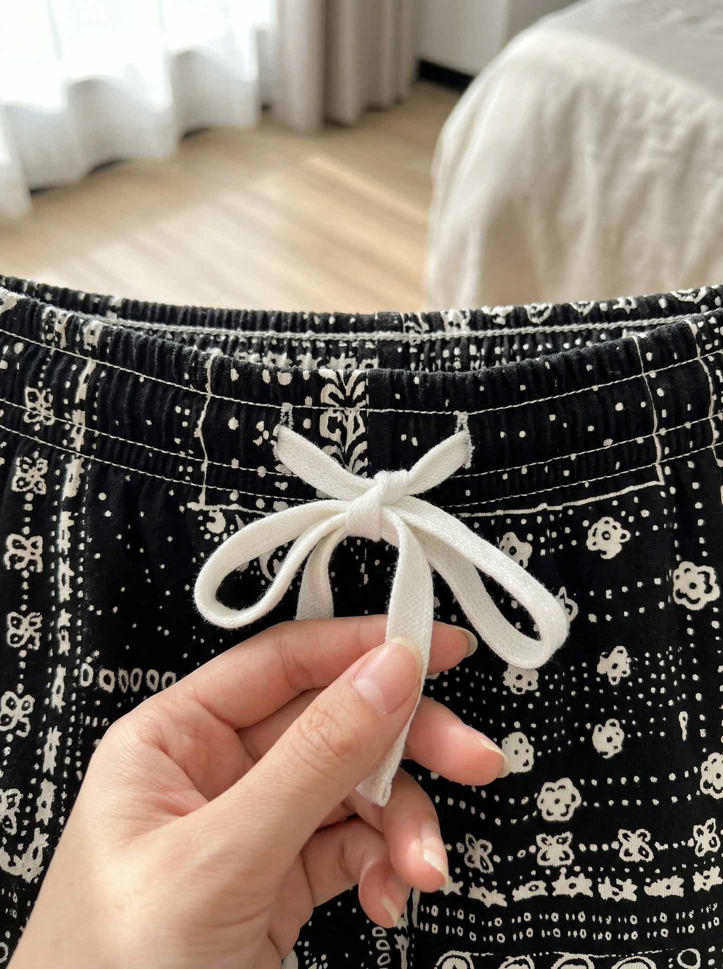 Unisex 3-Pack Loungewear Pants | Elastic Waist, Full Length, Loose Oversized Fit