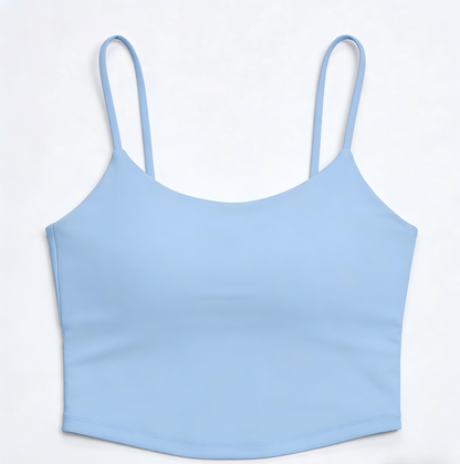New Style Beauty Back Sports Bra Tank Top for Women, Built-in Cup Camisole, Wearable Outside Yoga Workout Bra