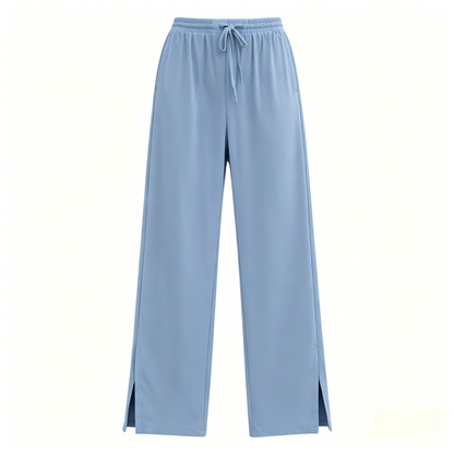 Women's Sun Protection High-Waist Wide Leg Pants, Ice-Silk Bare Feel High-Elastic Flare Sports Pants, UV Protection Trousers