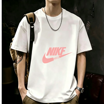 Unisex Casual Short Sleeve | 200GSM Heavyweight Cotton Printed Crew Neck Tee 079