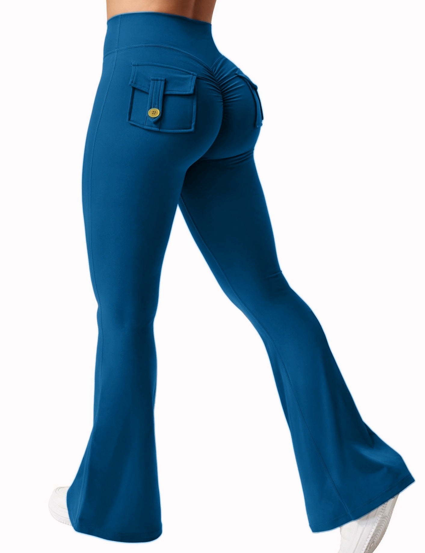 Women's high waist and body A-shaped - durable, abdominal and hip lift, with a pocket. For yoga, fitness and daily wear. Women's rest, women's yoga.