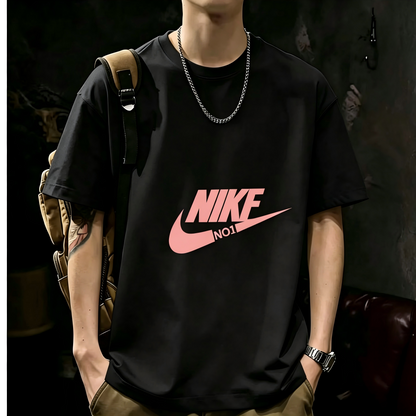 Unisex Casual Short Sleeve | 200GSM Heavyweight Cotton Printed Crew Neck Tee 079