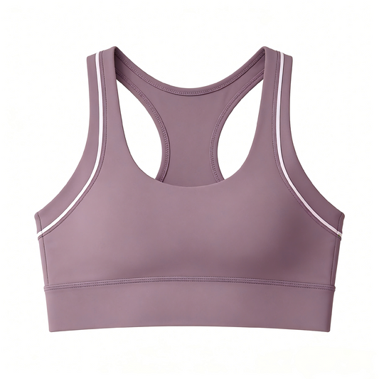 Women's Line Design Beauty Back Yoga Sports Bra, High Elastic Shockproof Yoga Workout Bra