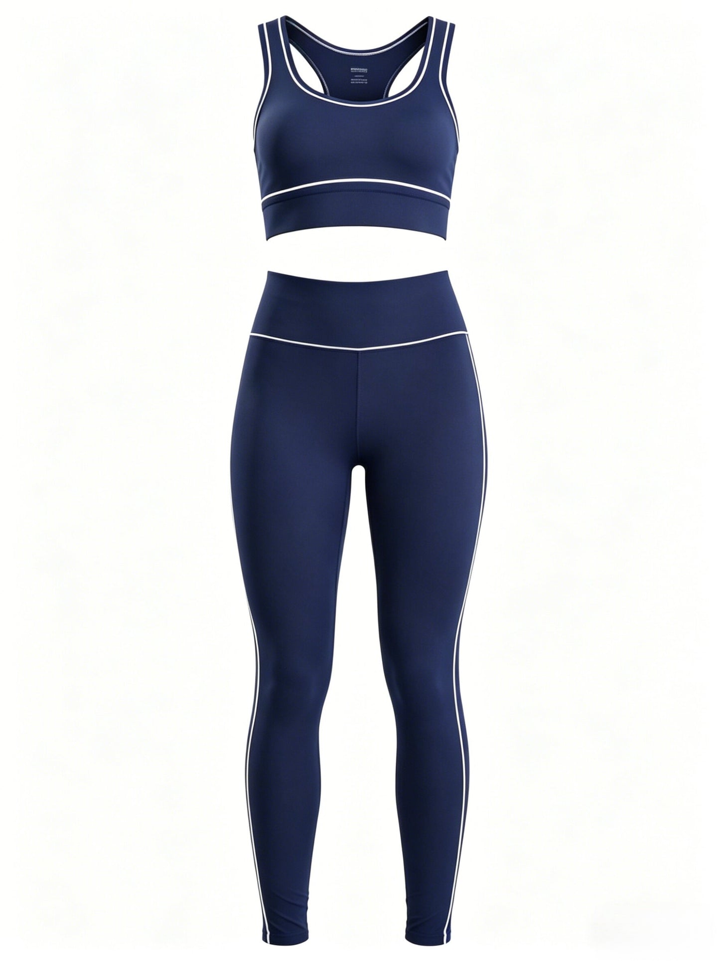 Women's 2 Piece Yoga Set – Sexy Back Sports Bra, High Waist Tummy Control Hip Lifting Leggings, Stretch Fitness Outfits