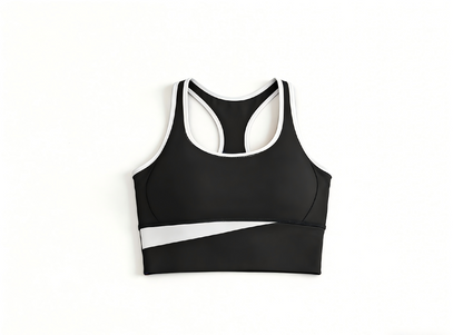 High-Support Shockproof Sports Bra • Seamless Push-Up Workout Tank Top for Running & Yoga
