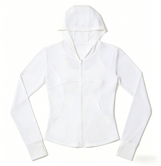 Women's New UPF50+ Lightweight Sun Protection Jacket, Breathable UV Protection, Ice Cool Hooded Sunscreen Coat for Yoga