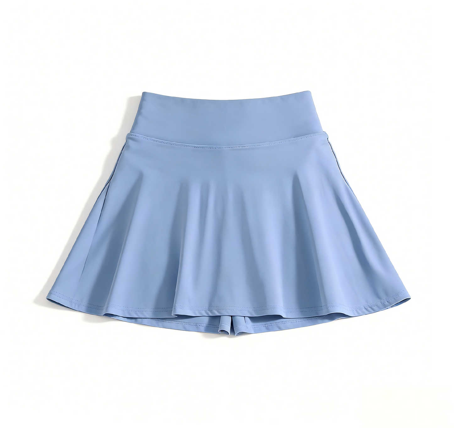Women's Summer Outdoor Anti-Exposure Sports Skort – Naked Feel, 2-in-1 Design, Yoga Workout Short Skirt