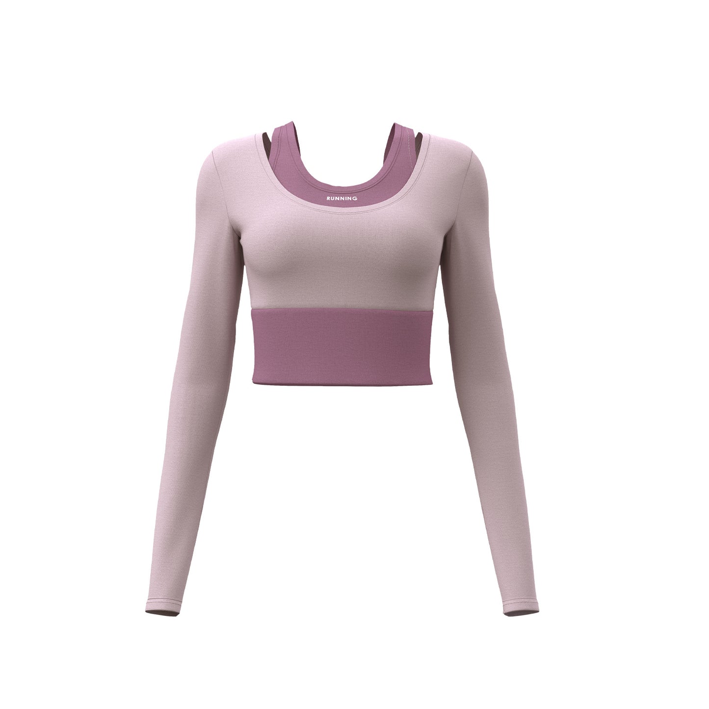 Women's New Slim Fit Workout Set, Shockproof Color Block 2-in-1 Design, Built-in Bra Yoga Active Wear