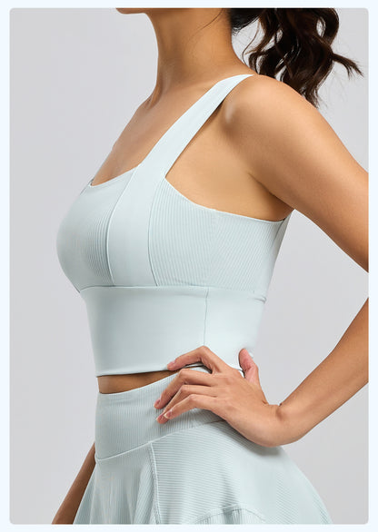 Women's New Sports Bra, Beautiful Back, Shockproof Push-Up, Fixed Chest Pad, Yoga Fitness Bra
