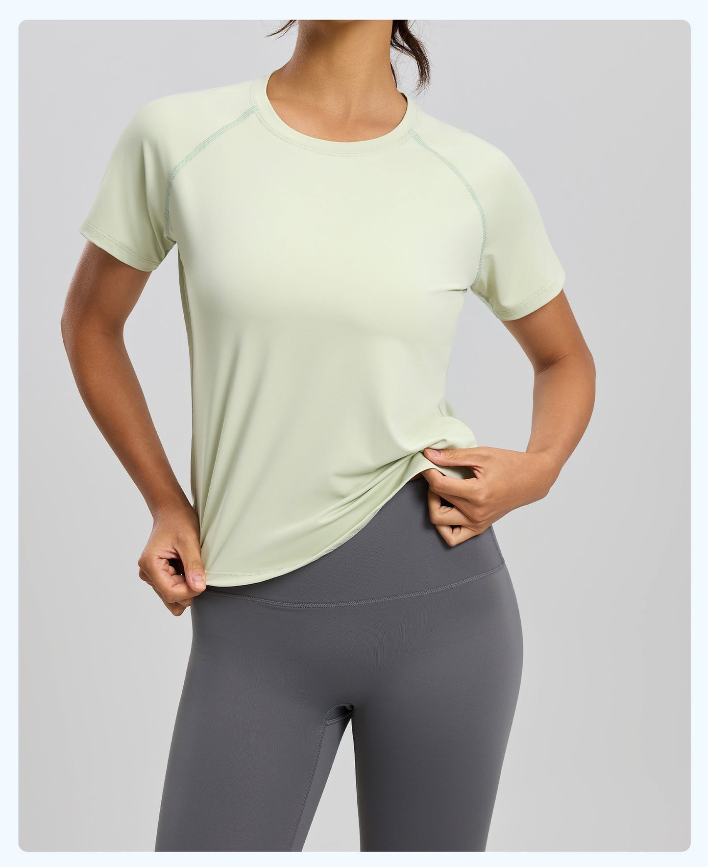 Women's New Summer Loose Mesh Yoga Short Sleeve Top, Breathable Lightweight Sports Fitness T-Shirt, Ideal for Running, Workout and Daily Casual Active Wear