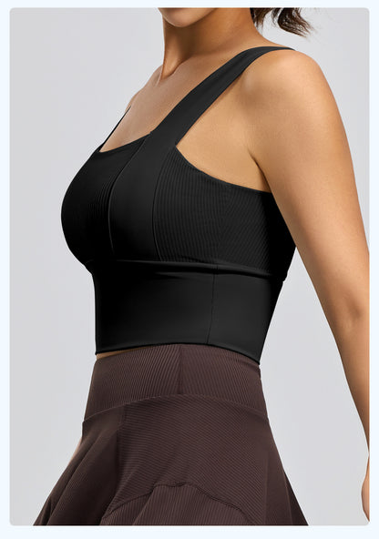 Women's New Sports Bra, Beautiful Back, Shockproof Push-Up, Fixed Chest Pad, Yoga Fitness Bra