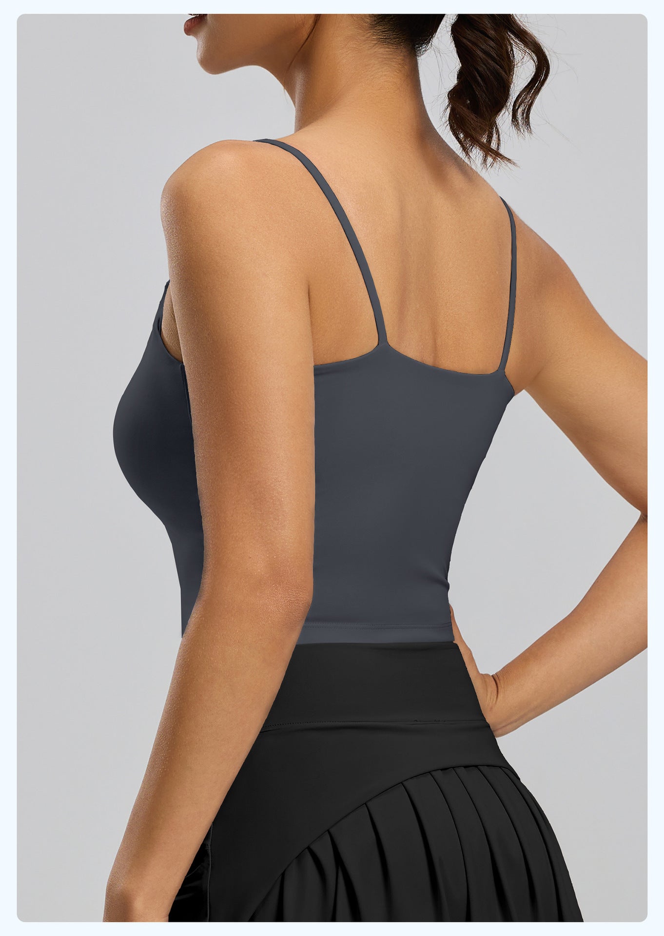 New Style Beauty Back Sports Bra Tank Top for Women, Built-in Cup Camisole, Wearable Outside Yoga Workout Bra
