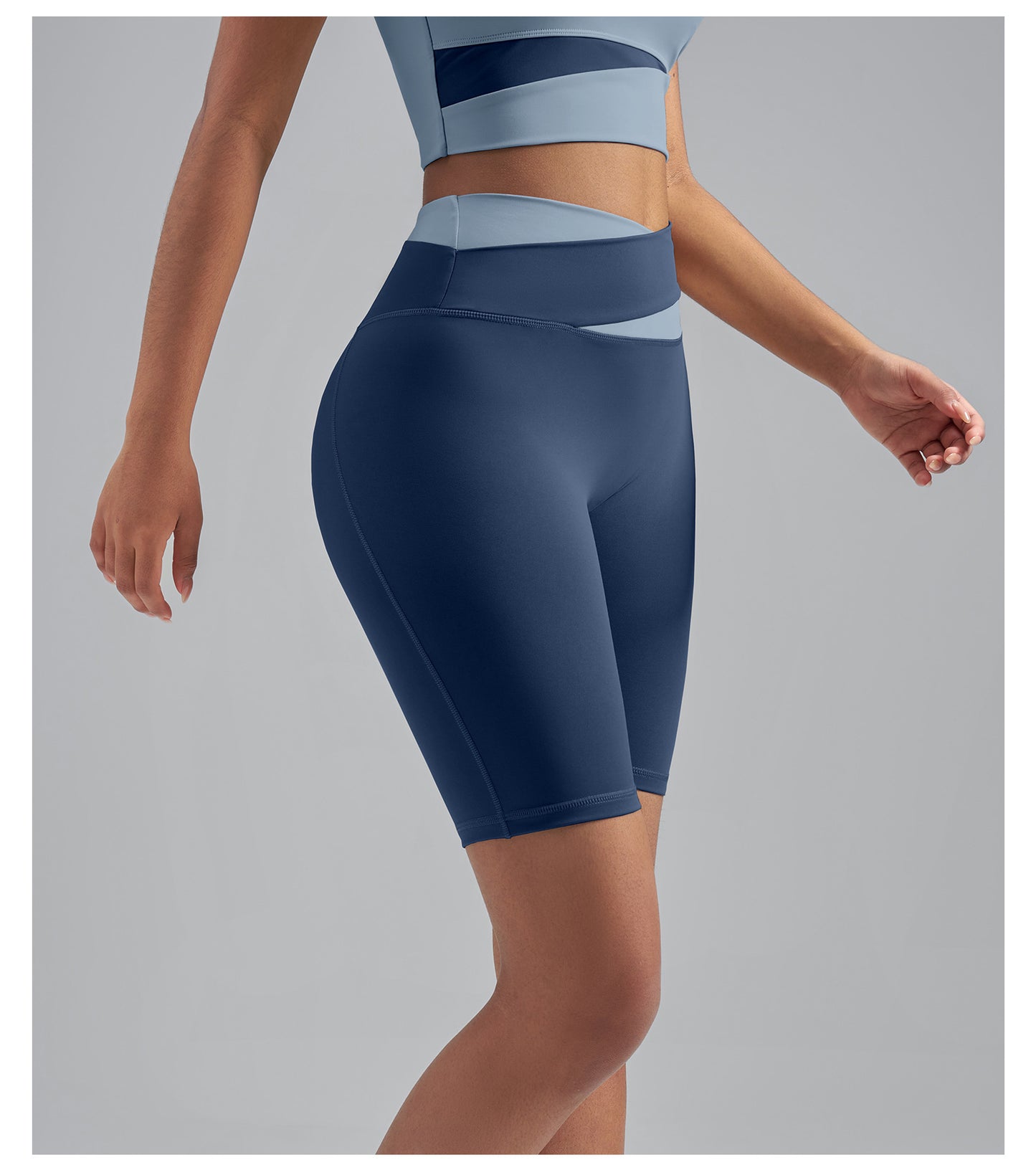 Women’s Color Block Sports Bra Tank Top, Stable Containment Athletic Workout Top for Running & Fitness Training