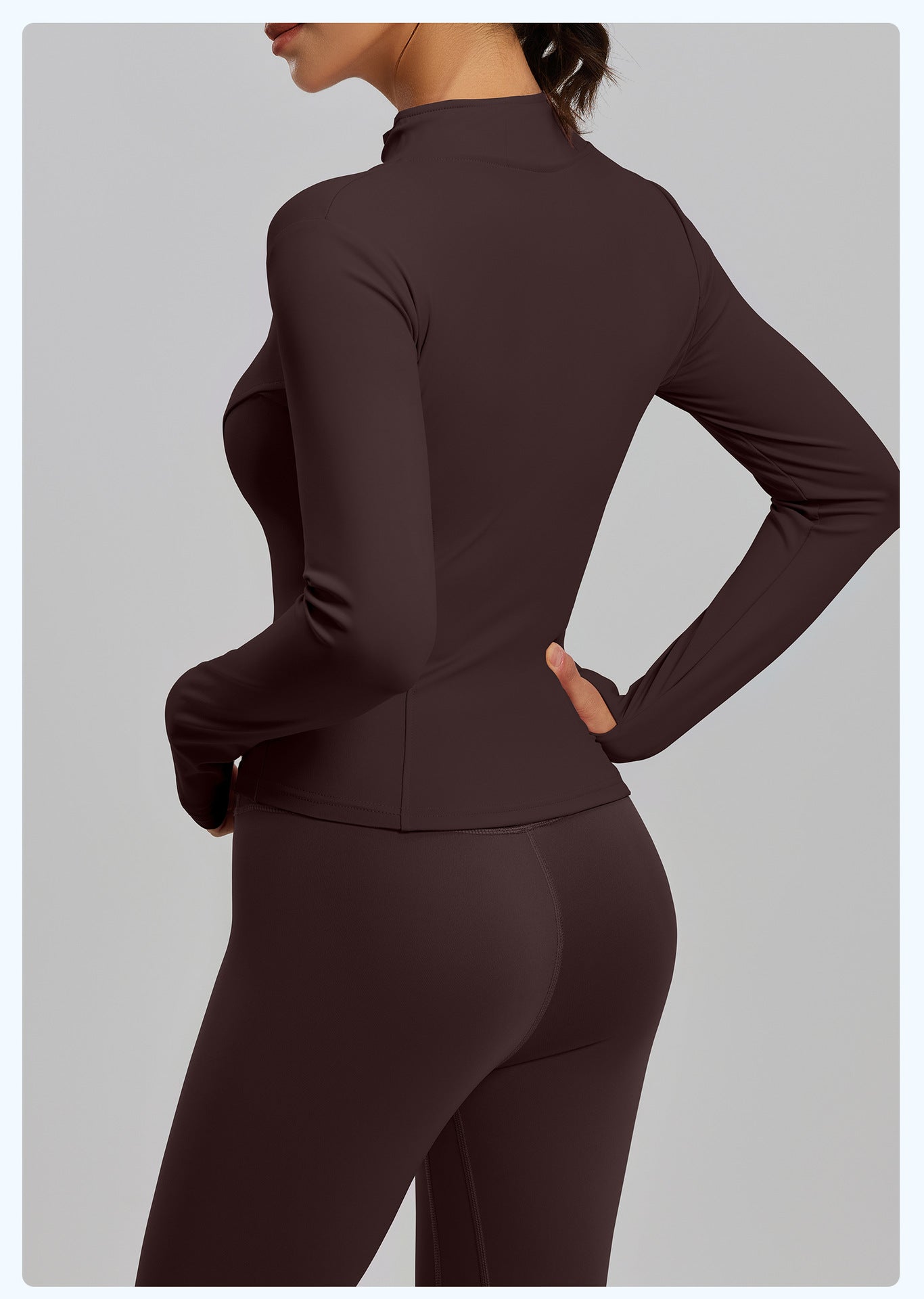 Women's Stitched Line Yoga Jacket, Breathable UV Protection Sun Protection Coat, Slim Lightweight Fitness Workout Outerwear