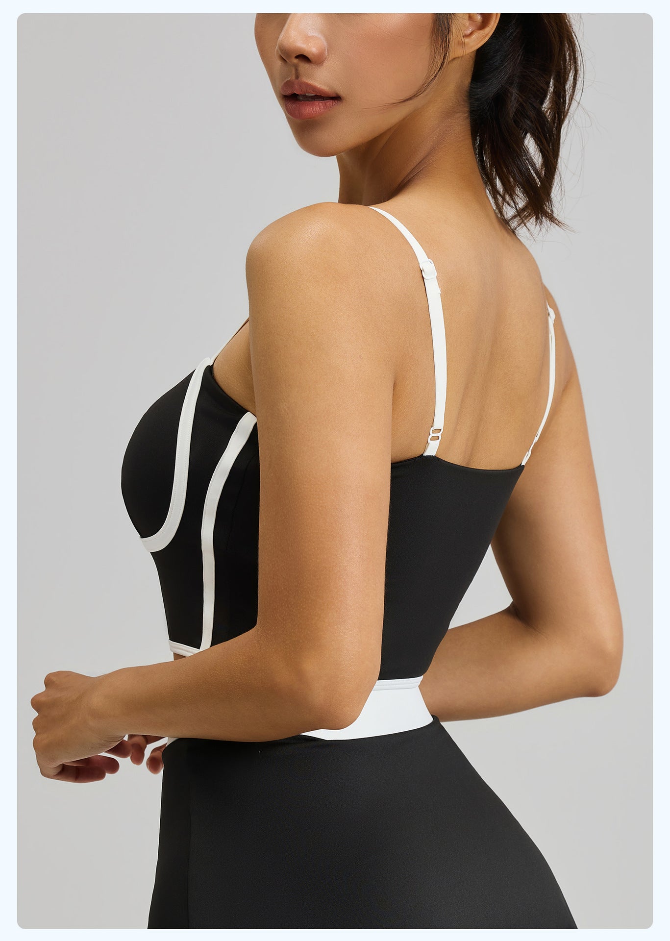Summer New Streamlined Yoga Sports Bra, Removable Pads Adjustable Straps Beauty Back Fitness Workout Tank Top