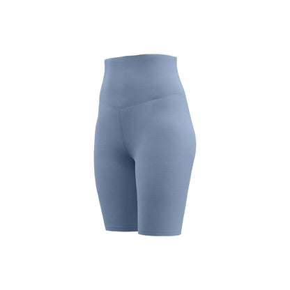 Women's High Waist Yoga Shorts, Butt Lifting Peach Hip 5-Pocket Length Workout Shorts, Stretch Tight Fitness Running Shorts