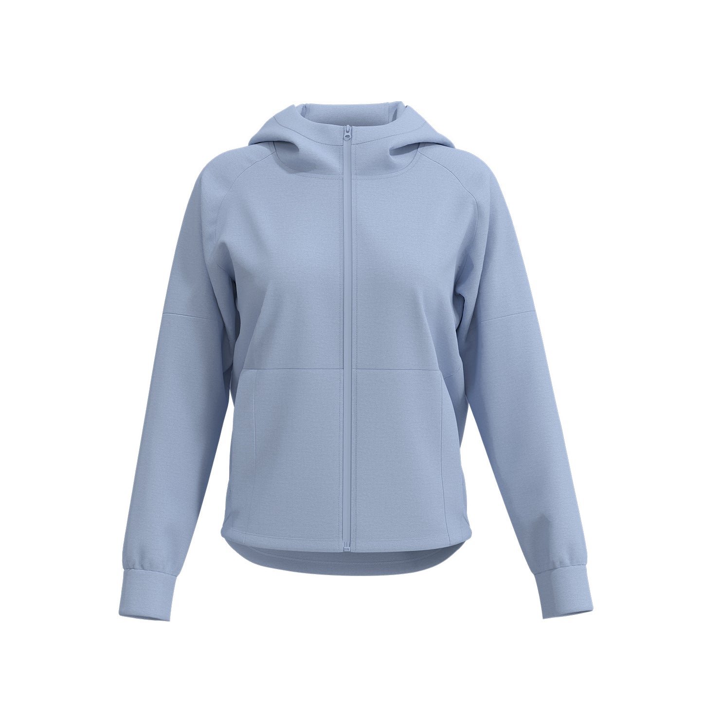 Loose Hooded Cardigan, Yoga & Sports Wear, Zipper Running Jacket for Women