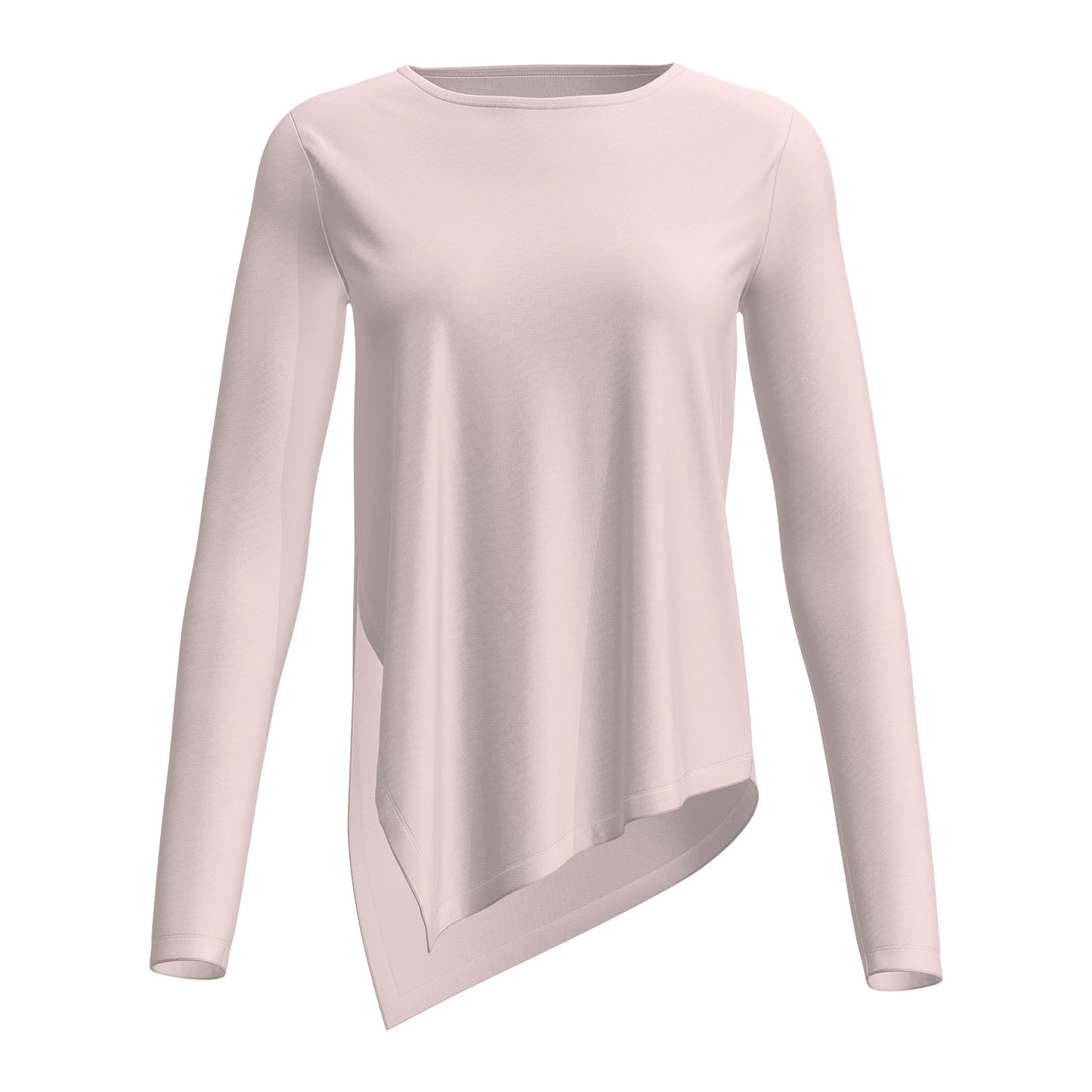 New Ice Silk Long Sleeve Yoga Top, Cool Breathable Loose Split Hem Yoga Cover Up Shirt