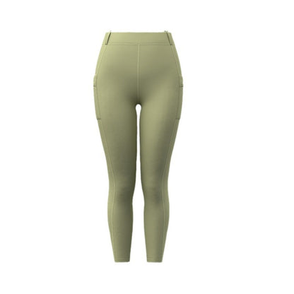 Women's High Waist Butt Lifting Yoga Pants, Slim Fit with Side Pockets, Anti-Rolling High Stretch Naked Feel Workout Leggings