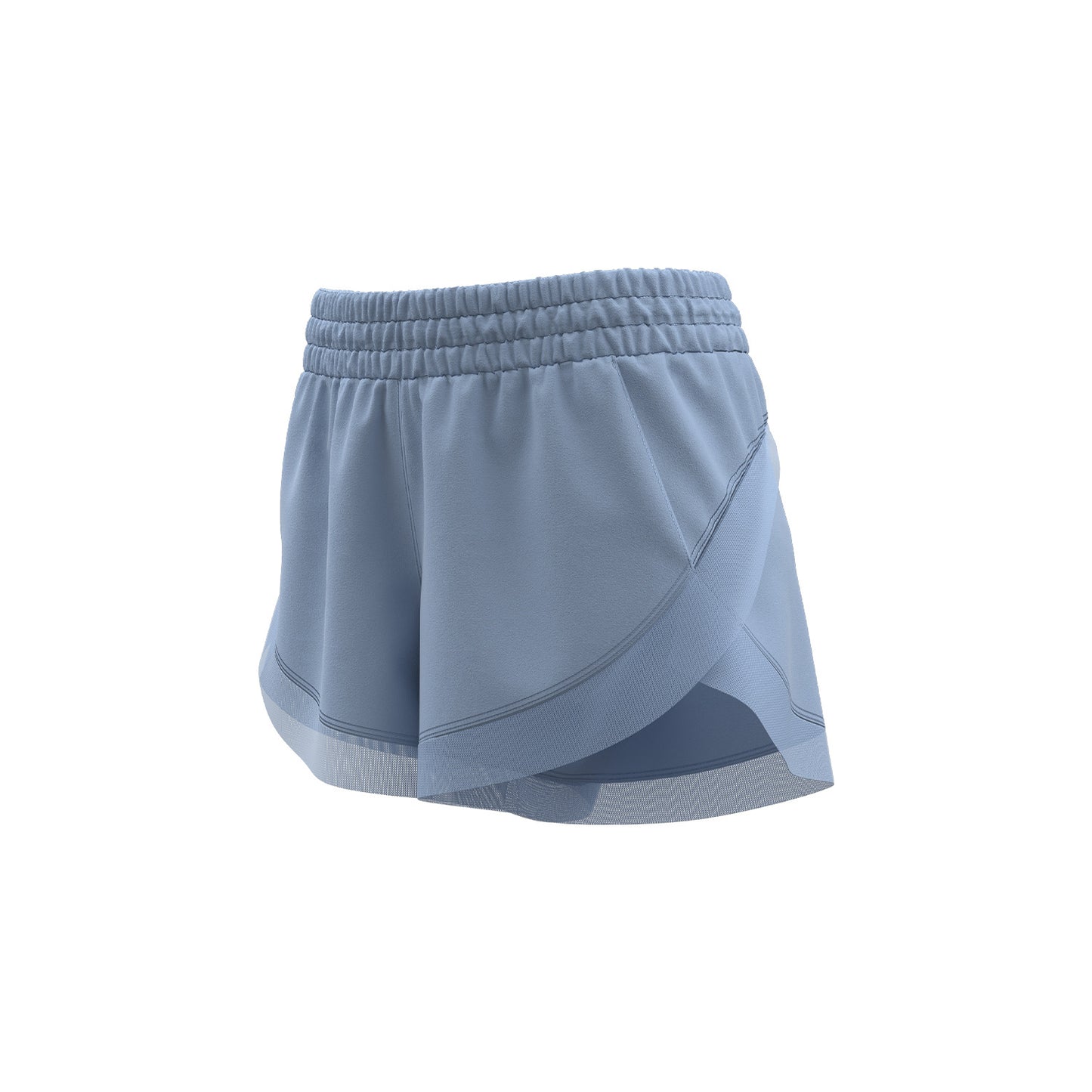 Women's Mesh Yoga Shorts, Peach Butt Lifting Fitness Shorts, Seamless Naked Feeling with Pockets
