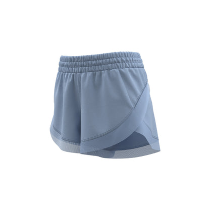 Women's Mesh Yoga Shorts, Peach Butt Lifting Fitness Shorts, Seamless Naked Feeling with Pockets