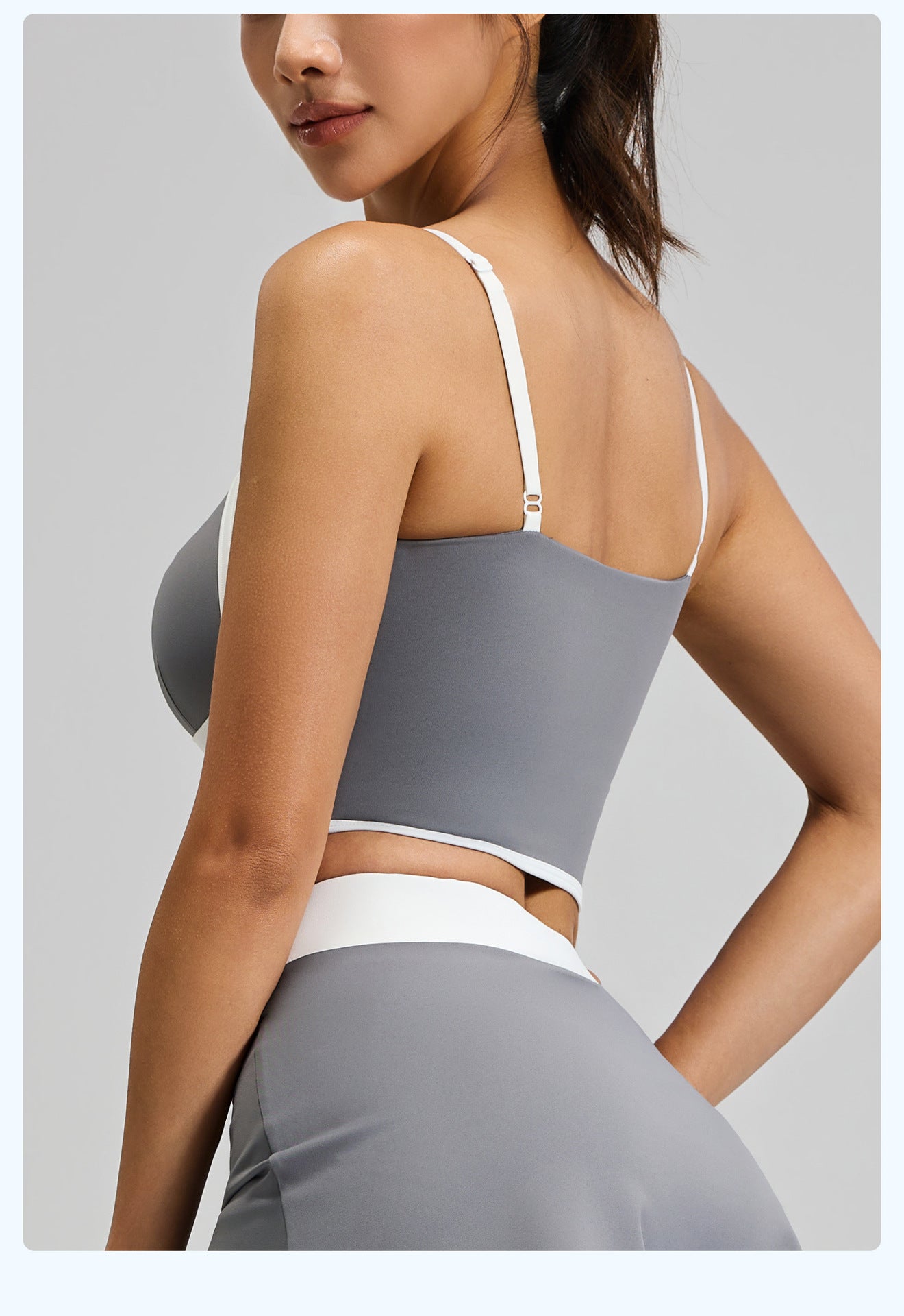 Summer New Streamlined Yoga Sports Bra, Removable Pads Adjustable Straps Beauty Back Fitness Workout Tank Top