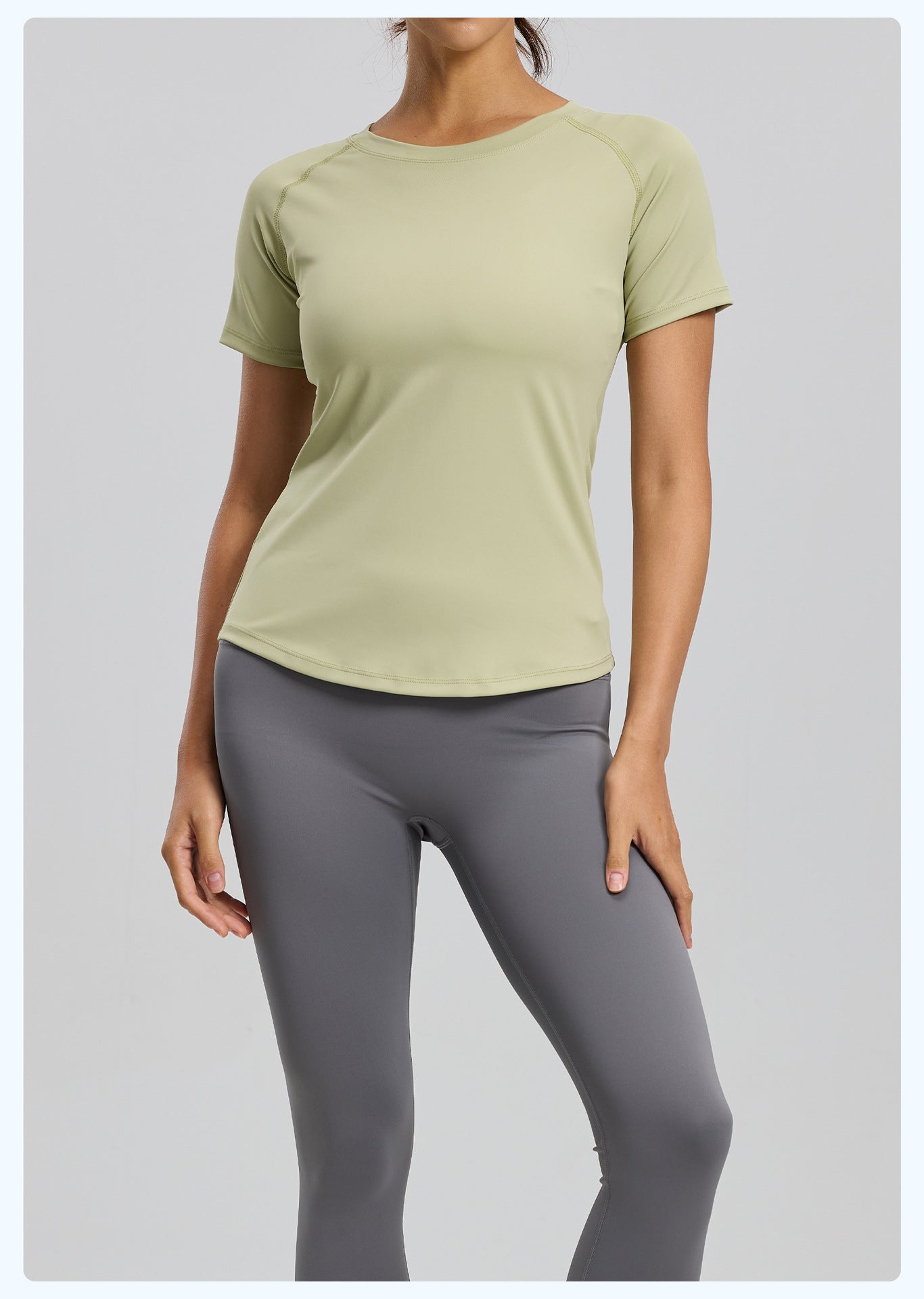 Women's Mesh Yoga Short Sleeve T-Shirt, Breathable Lightweight Fitness Athletic Top, Bust Enhancing & Body Shaping Stretch Sports Tee for Gym, Running & Daily Workout