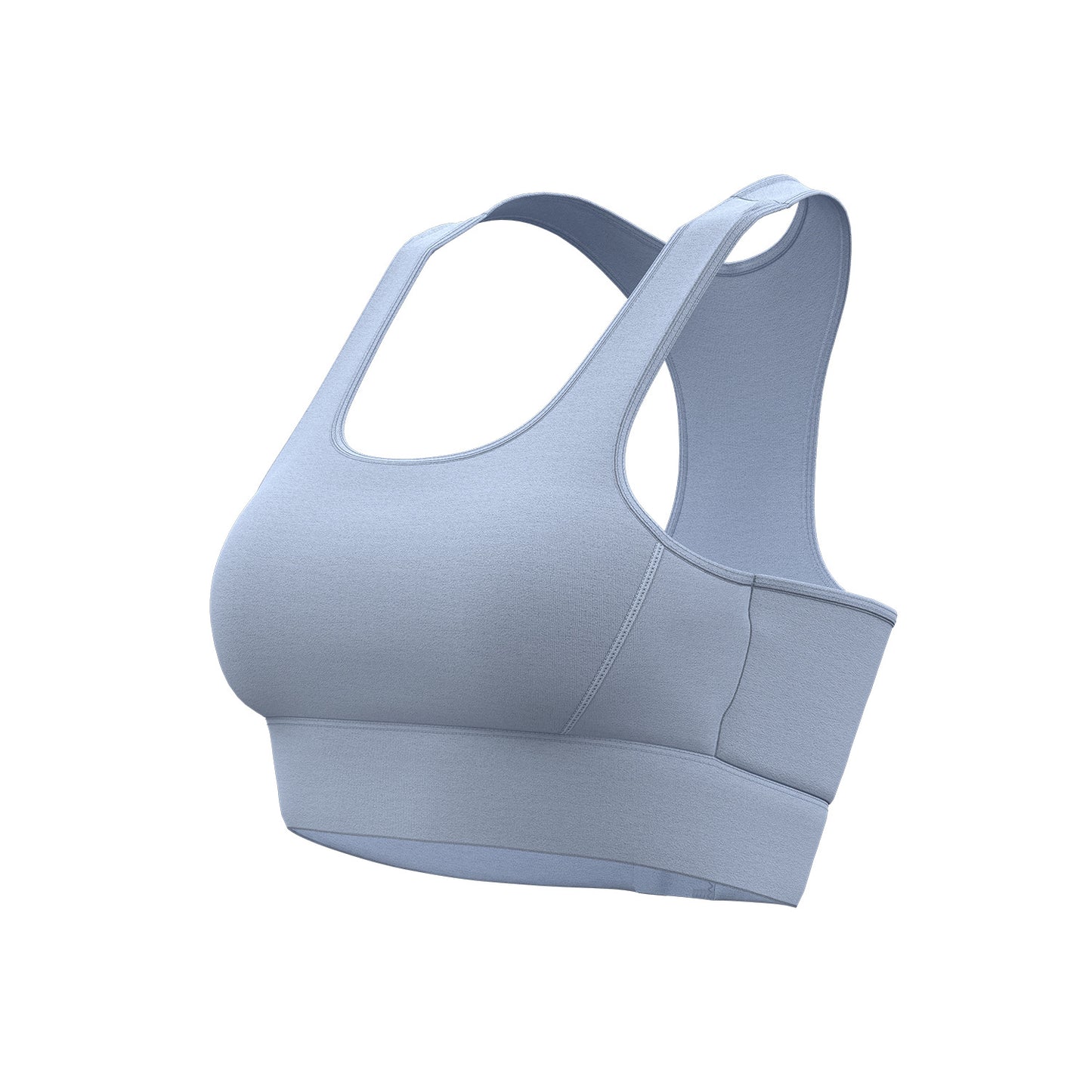 Women's Racer Back Sports Bra Adjustable Hook Closure High Support Shockproof Yoga Bra