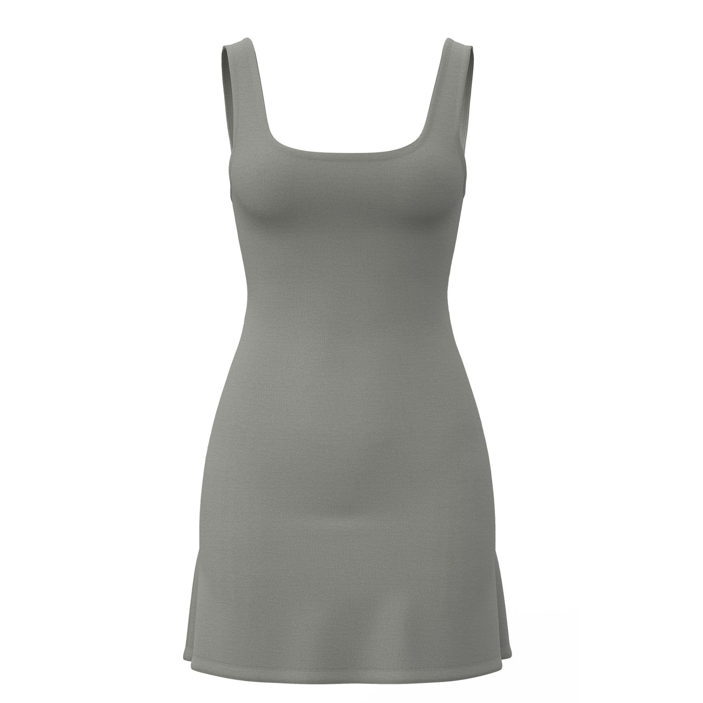 Women's New One-Piece Sports Tennis Dress, Built-in Chest Pad, Anti-Exposure, Beautiful Back Yoga Dress