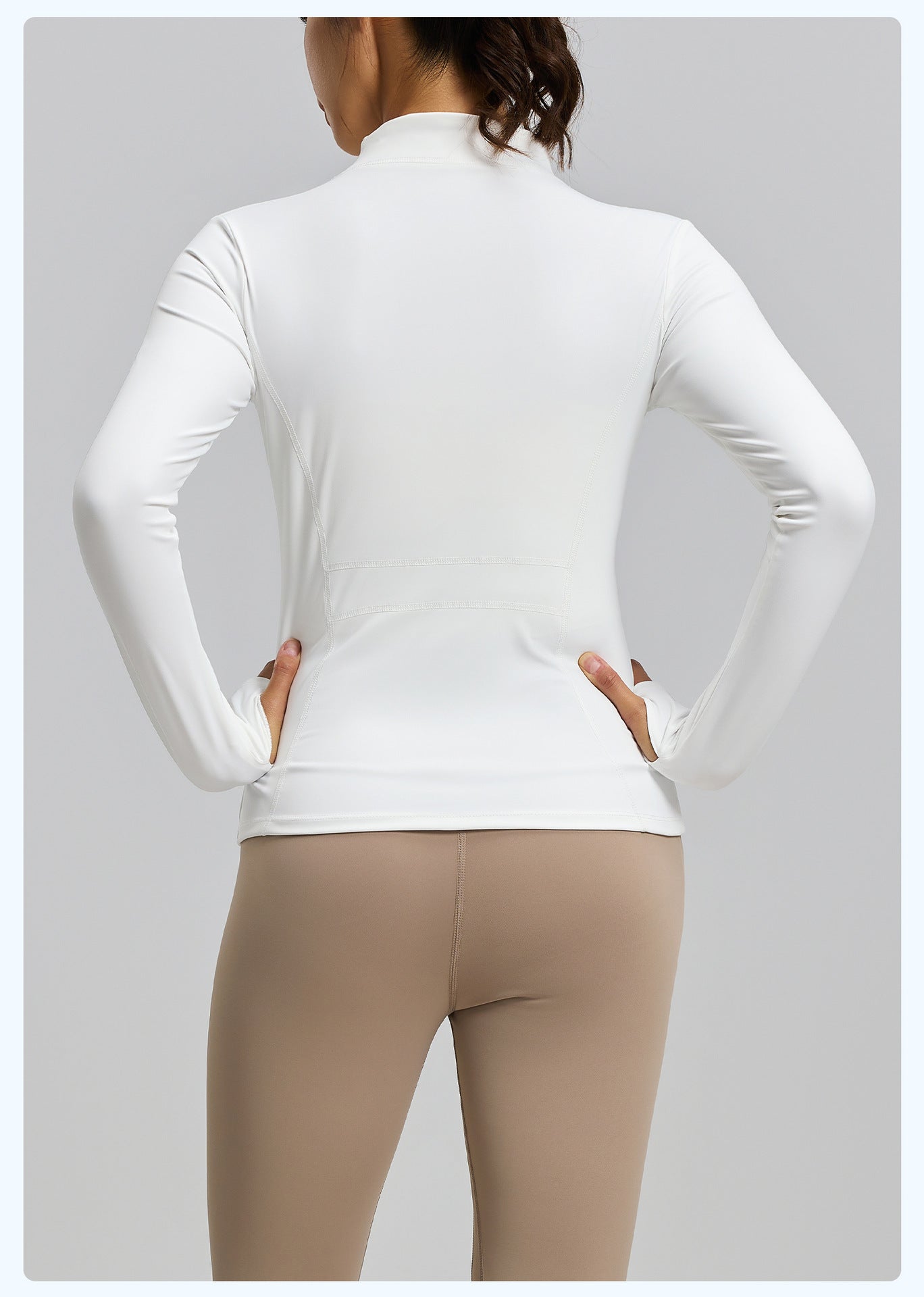 New Women's Slim Fit Sun Protection Jacket, Summer Breathable UV Protection Stand Collar Skin-Tight Sun Clothing