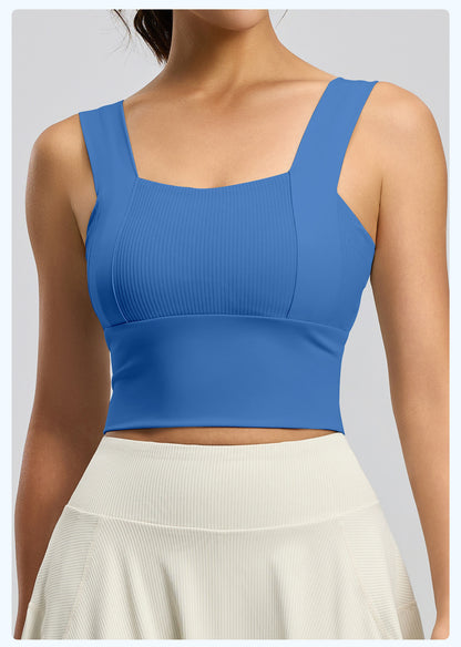Women's New Sports Bra, Beautiful Back, Shockproof Push-Up, Fixed Chest Pad, Yoga Fitness Bra