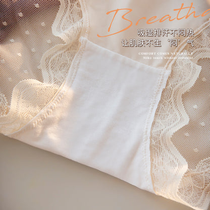 Women's seamless lace silk Underwear, sexy and breathable.