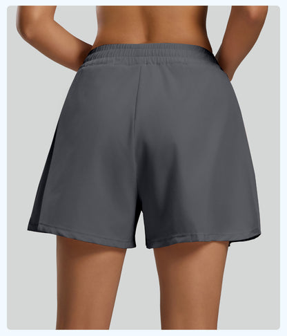 New Women's Yoga Shorts, Casual, Anti-Exposure, High-Waisted, Hip-Lifting, Running, Fitness, Sports Shorts