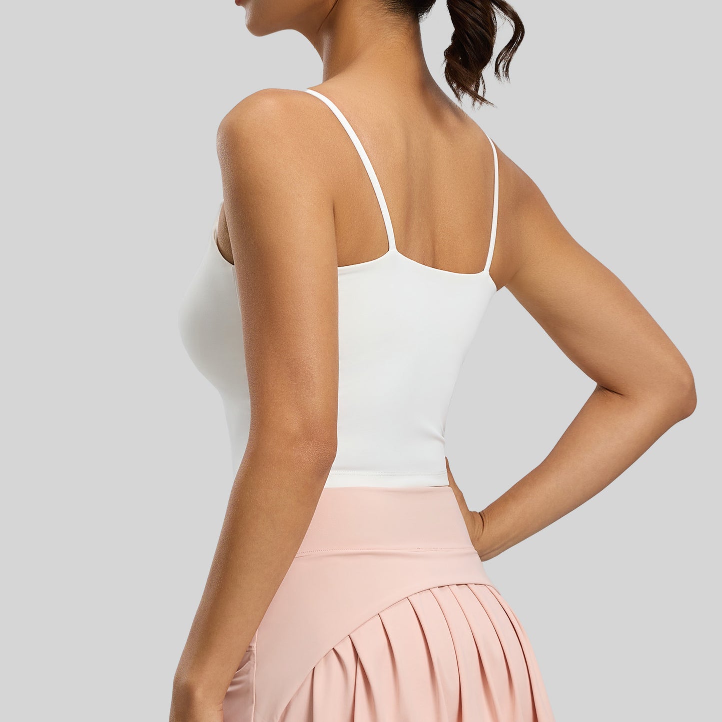 New Style Beauty Back Sports Bra Tank Top for Women, Built-in Cup Camisole, Wearable Outside Yoga Workout Bra