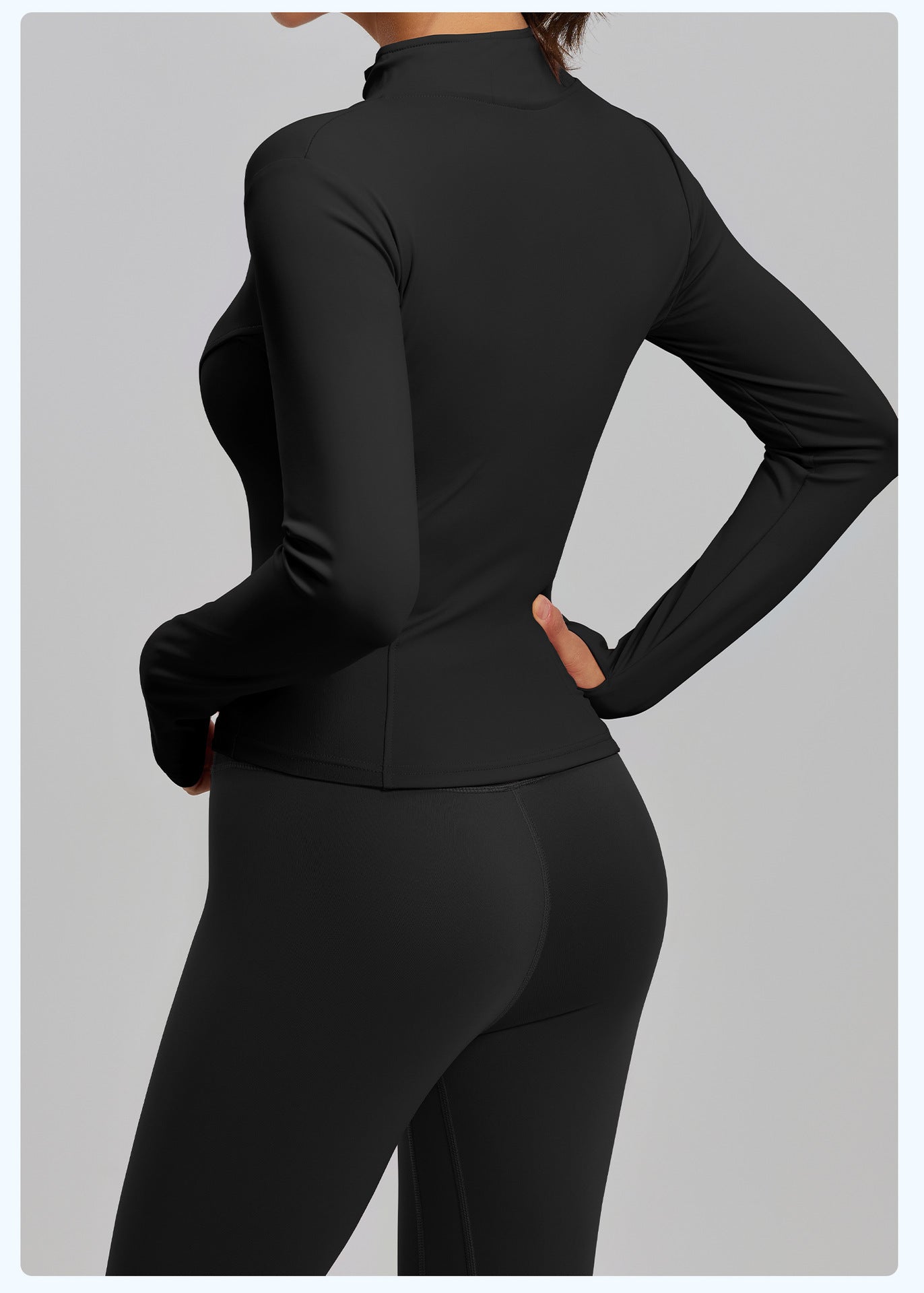 Women's Stitched Line Yoga Jacket, Breathable UV Protection Sun Protection Coat, Slim Lightweight Fitness Workout Outerwear