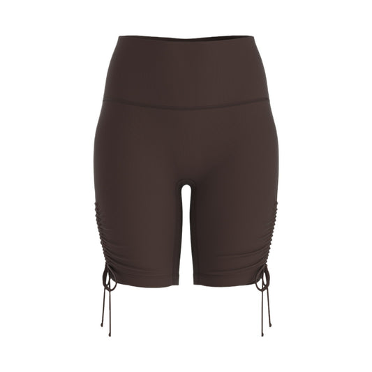 Summer New Naked Feel Yoga Shorts – Ruched High Waist Butt Lifting Knee-Length Fitness Pants