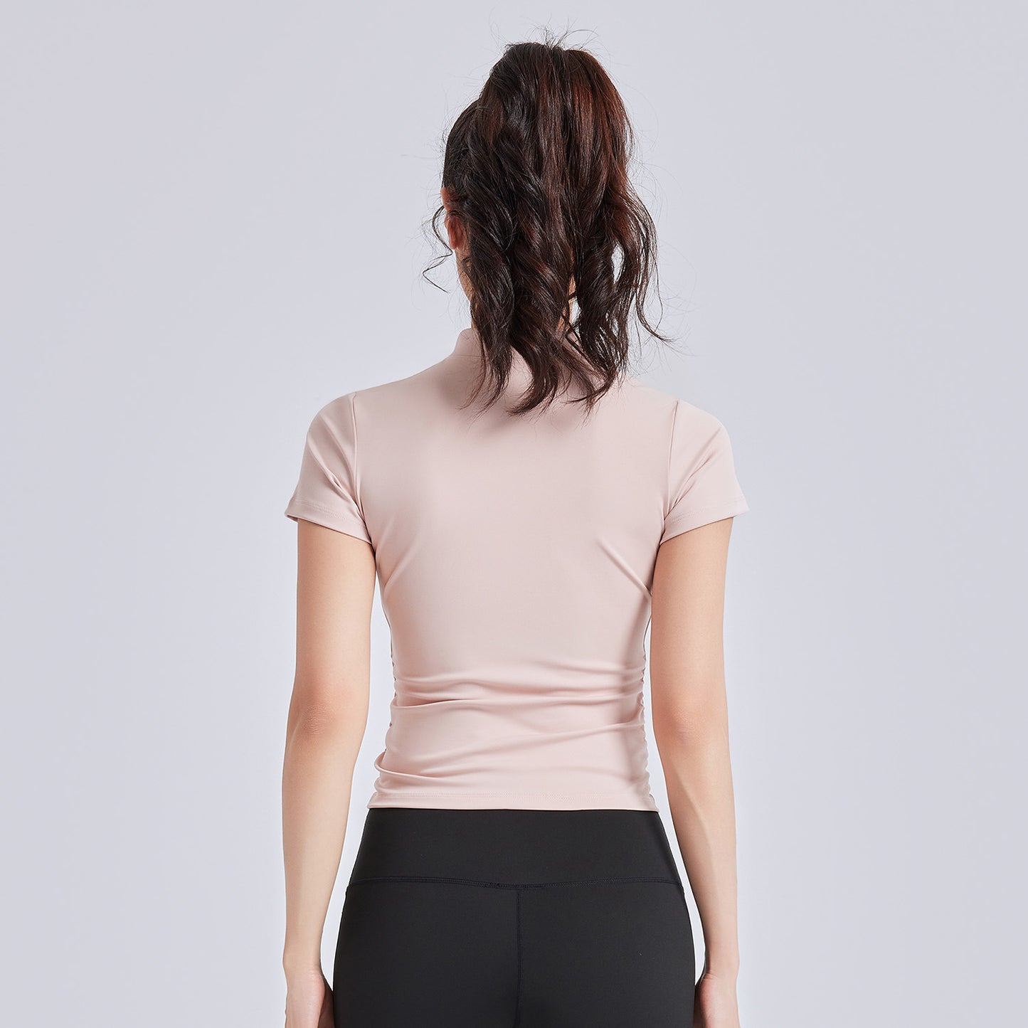 New Chinese Style Yoga Short Sleeve for Women, Frog Button Traditional Sports Top, Summer Chinese-Chic Yoga Wear