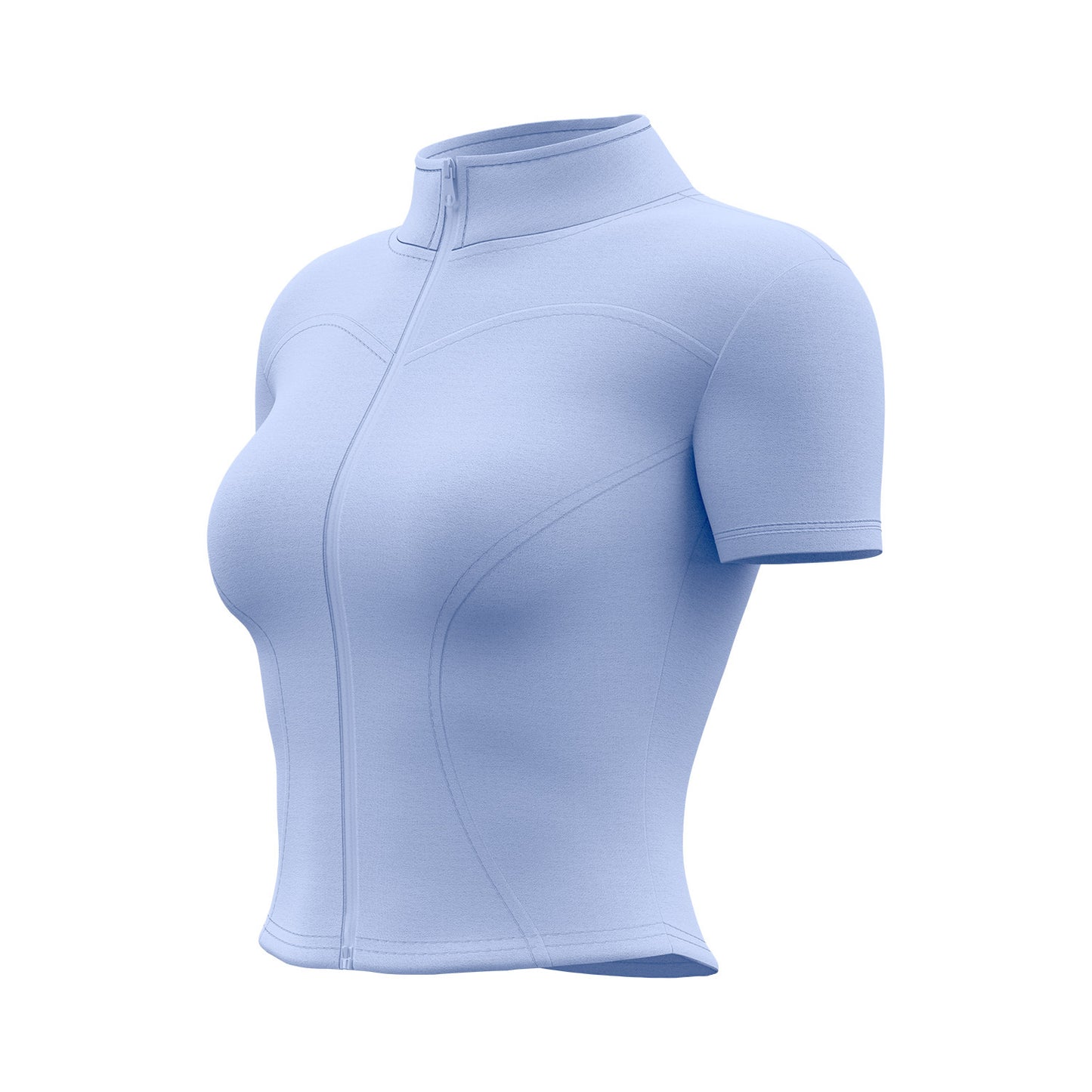 Women's High-Stretch Short Sleeve Yoga Top, Slim Fit Naked Feeling Workout Shirt for Running & Fitness