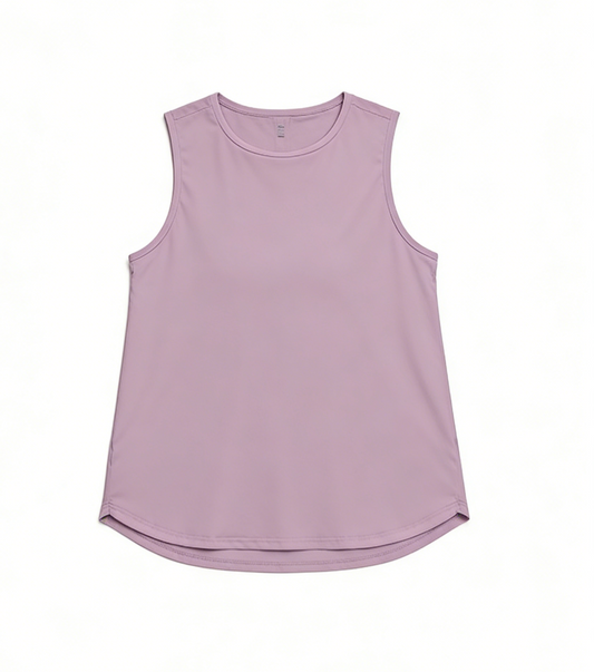 New Women’s Loose Yoga Tank Top, Mesh Back Workout Shirt, Quick-Dry Athletic Top for Running & Fitness